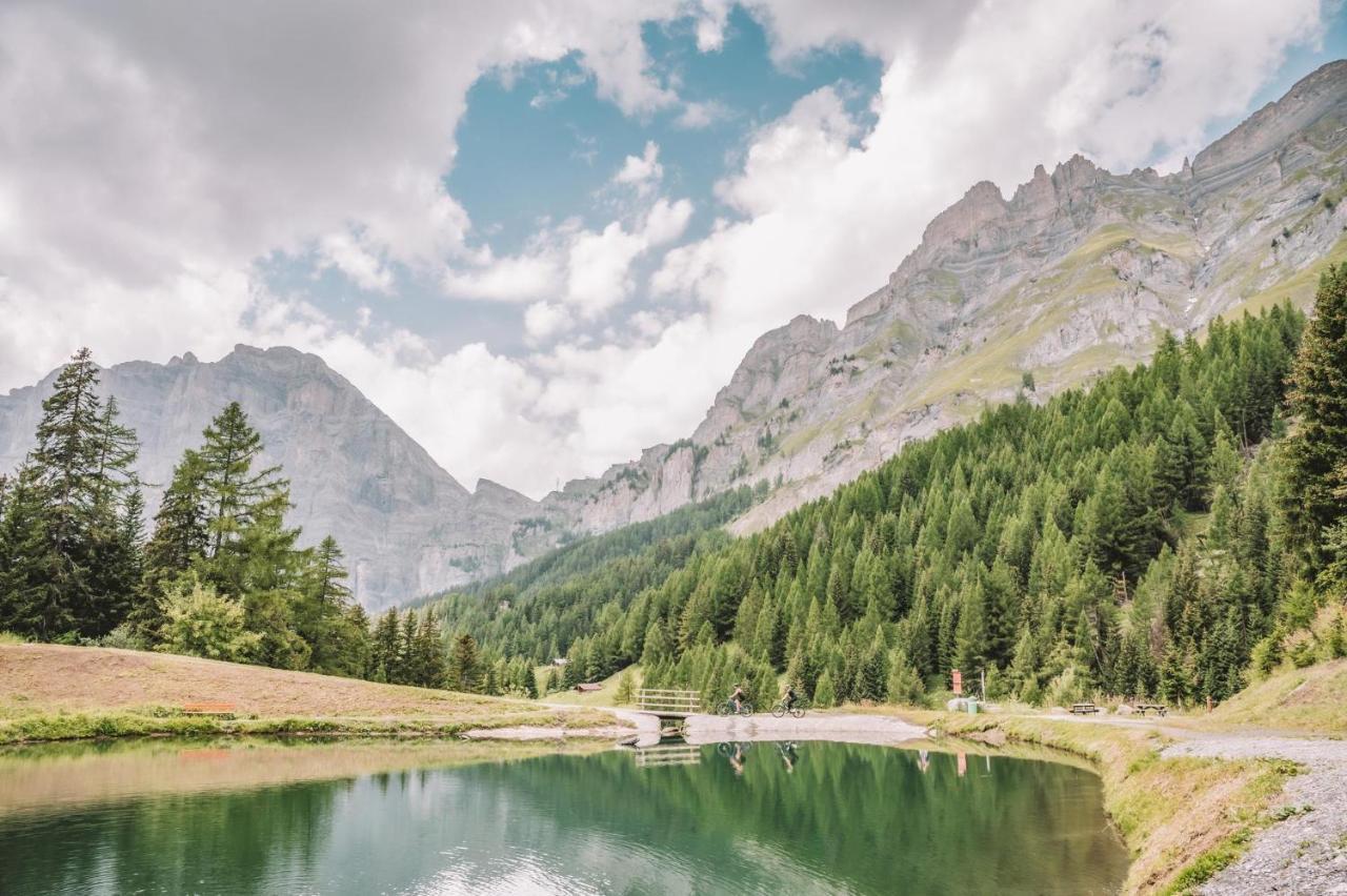 Thermal Hotels & Walliser Alpentherme Leukerbad Bagian luar foto