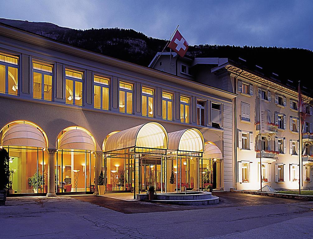 Thermal Hotels & Walliser Alpentherme Leukerbad Bagian luar foto